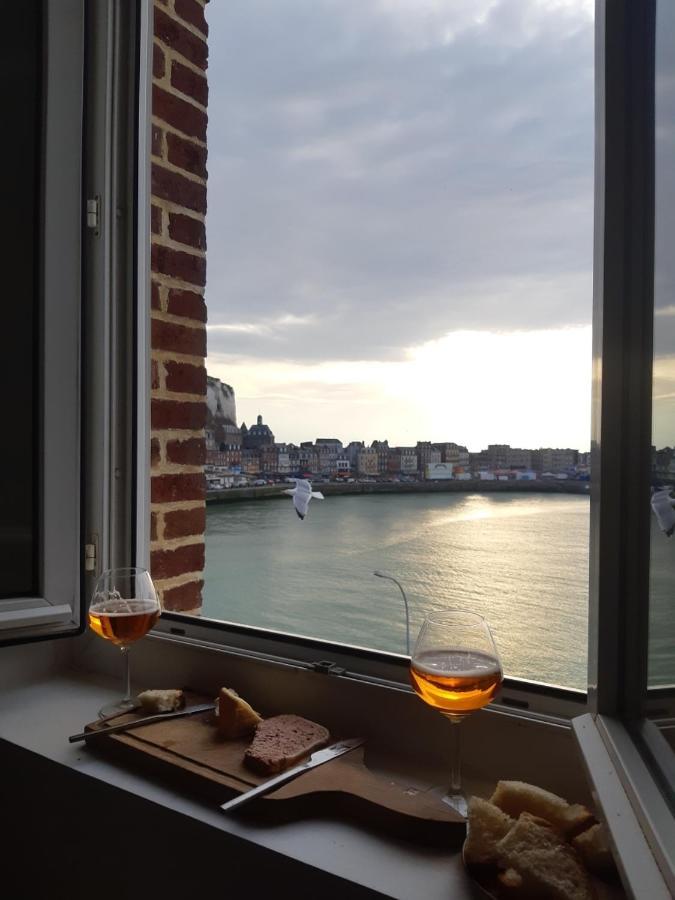 La Coquille - Vue Mer Panoramique & Port Treport Le Tréport Zewnętrze zdjęcie